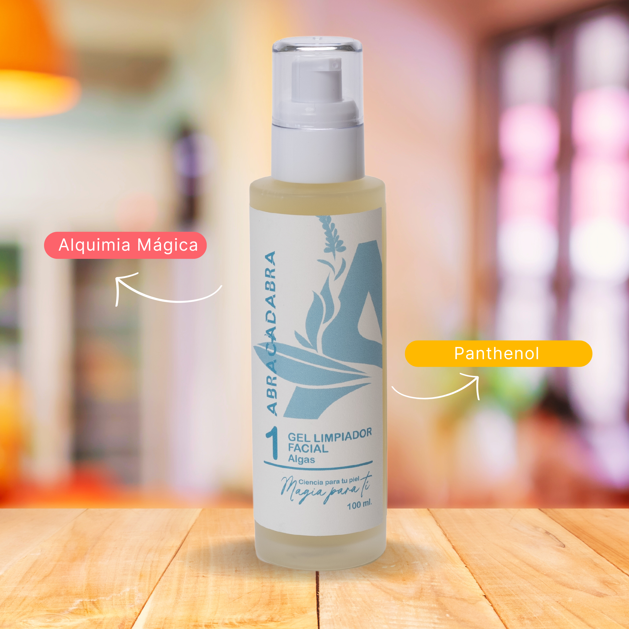 Limpiador Rostro Natural Desmaquillante Algas Abracadabra 